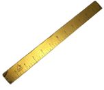 FootPro - Brass Ruler Balancer
